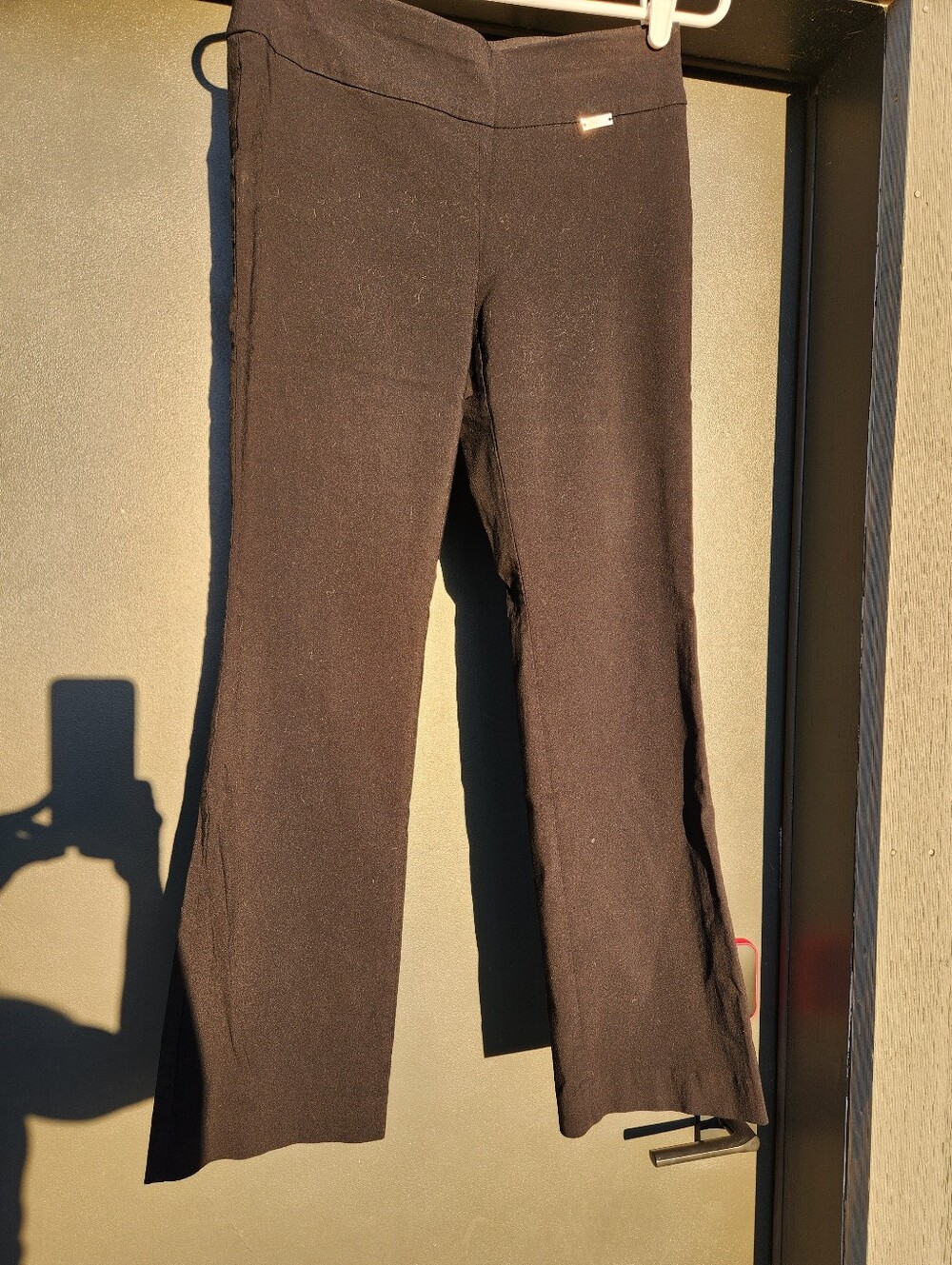 INC Womens Black Stretch Flare Pants